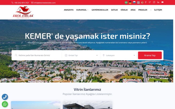 Screenshot of ekolrealestate.com
