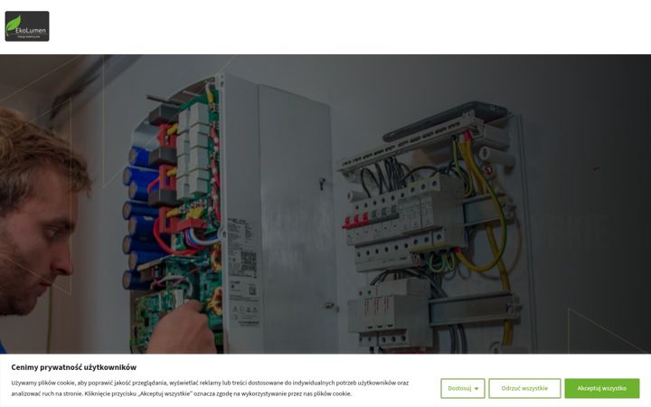 Screenshot of ekolumen.pl