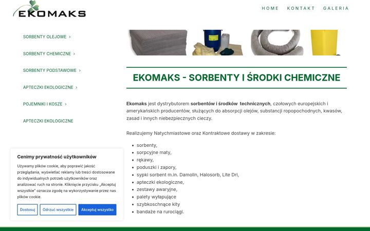 Screenshot ta' ekomaks.pl