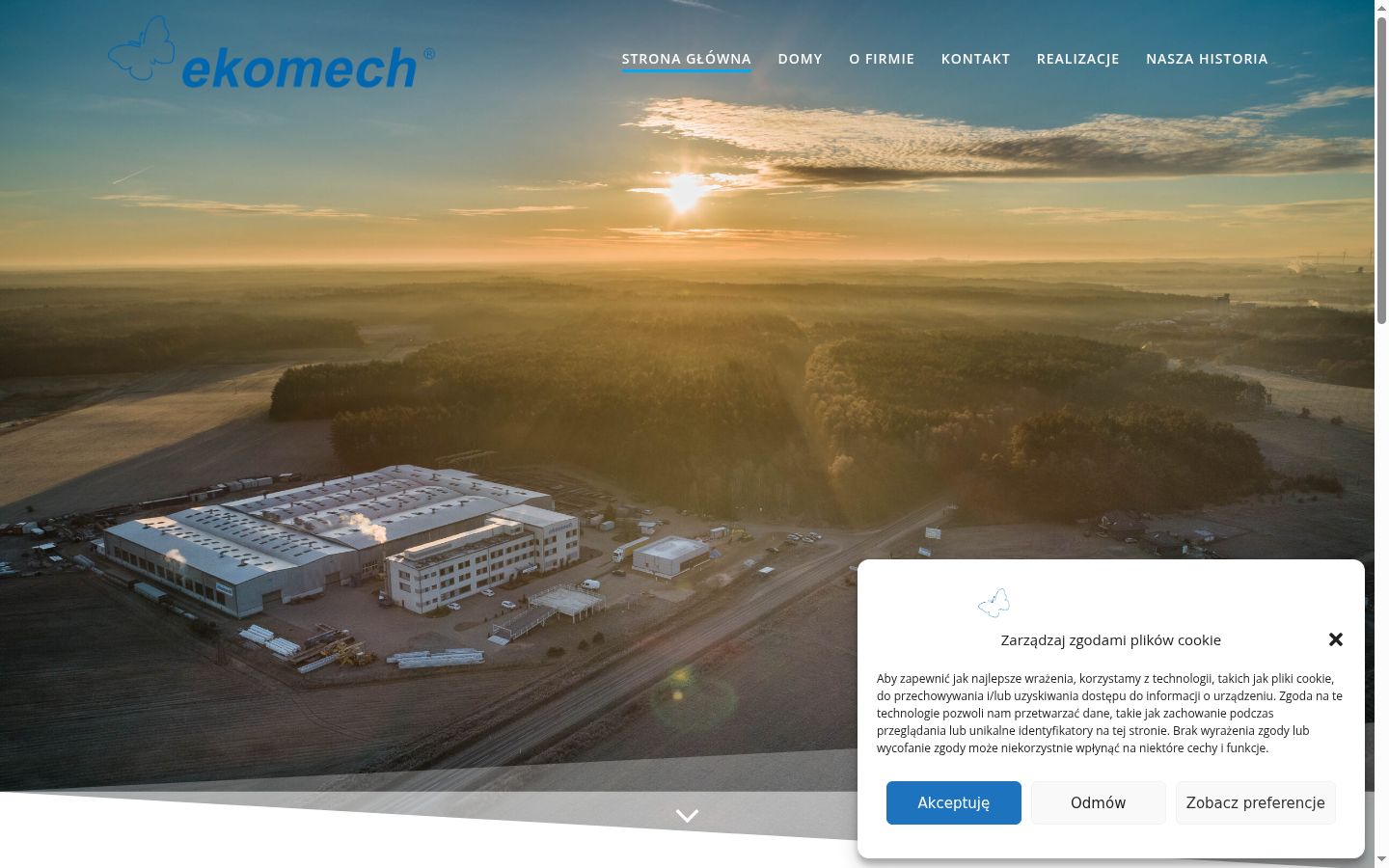 Screenshot des Einwilligungsbanners vor jeglicher Interaktion