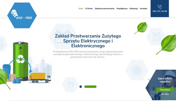 Screenshot ta' ekomeg.pl