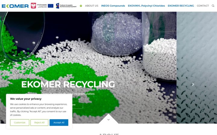 Screenshot ta' ekomer.pl