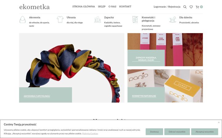 Screenshot ta' ekometka.pl