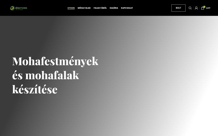 Snímek obrazovky ekomoss.hu