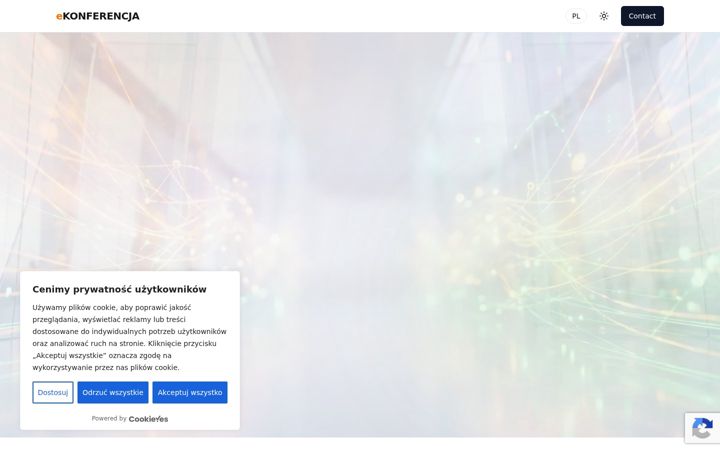 Screenshot of ekonferencja.com.pl