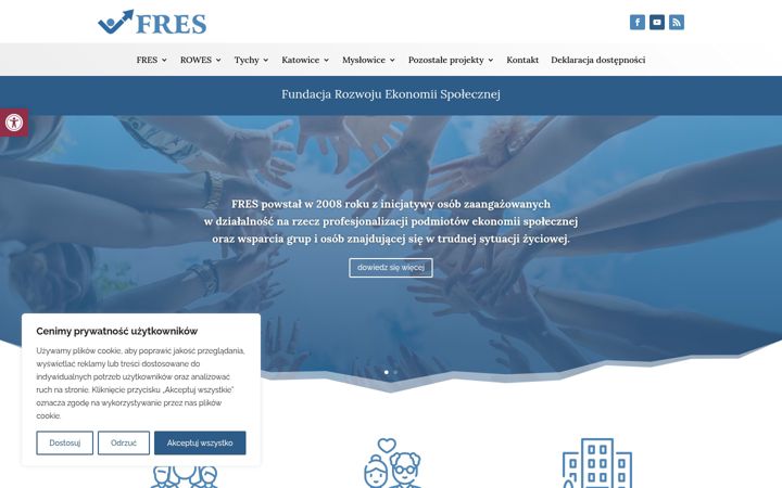 Screenshot of ekonomiaspoleczna.org.pl