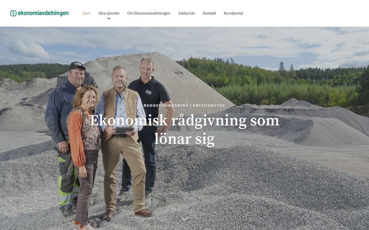 Screenshot of ekonomiavdelningen.com