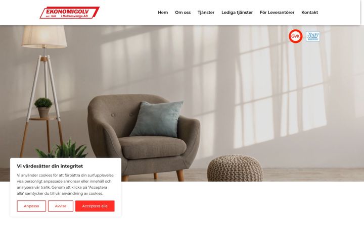 Screenshot of ekonomigolv.com