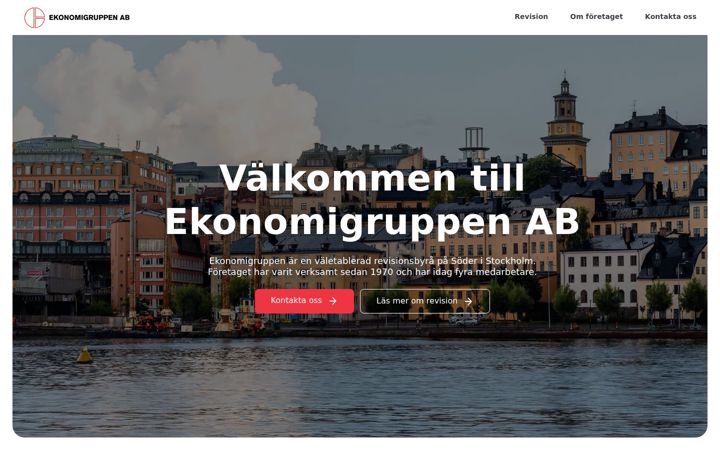 Skjermbilde av ekonomigruppen.se