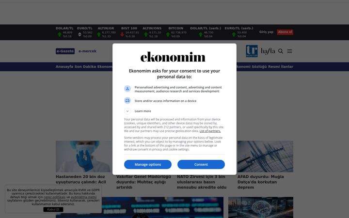 Screenshot di ekonomim.com