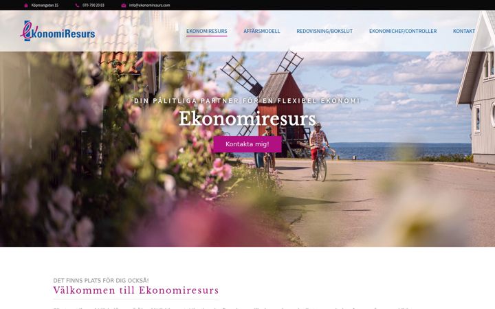 Screenshot of ekonomiresurs.com