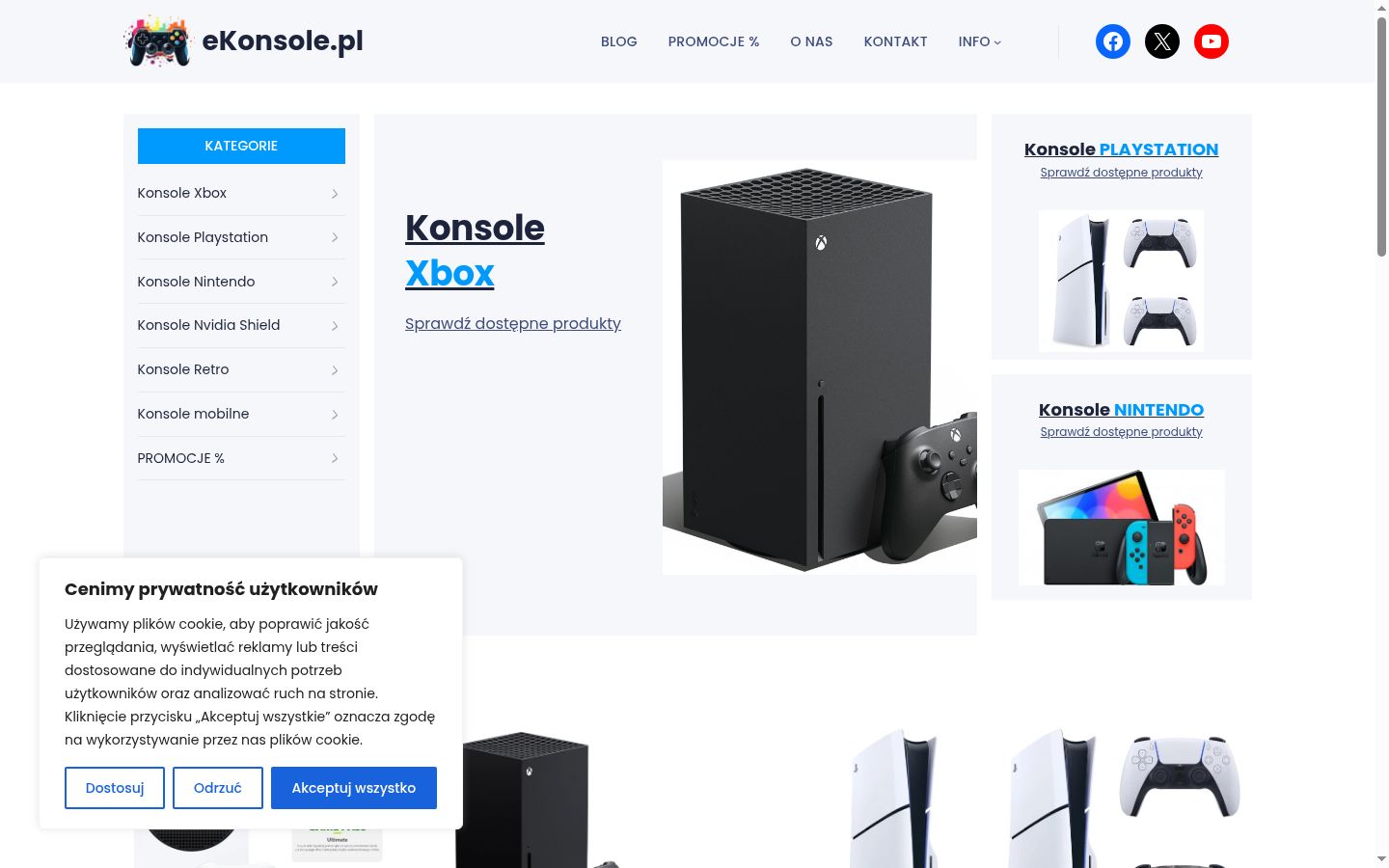 Screenshot tal-banner tal-kunsens muri qabel kwalunkwe interazzjoni