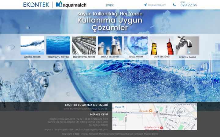 Screenshot of ekontek.com