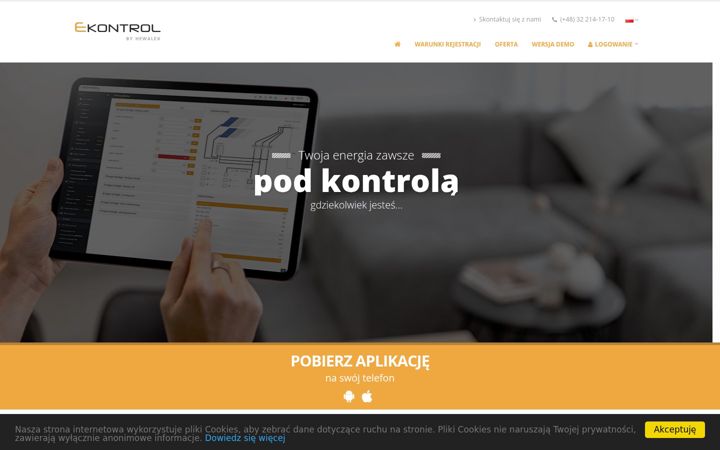 Screenshot of ekontrol.pl
