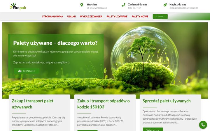 Screenshot van ekopak.wroclaw.pl