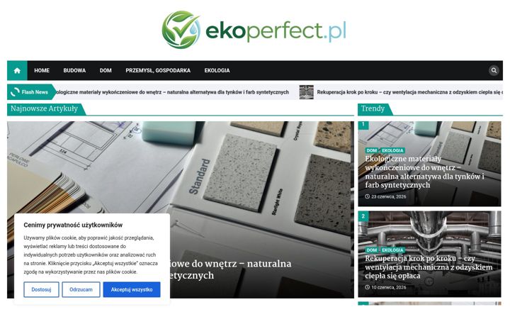Snímek obrazovky ekoperfect.pl