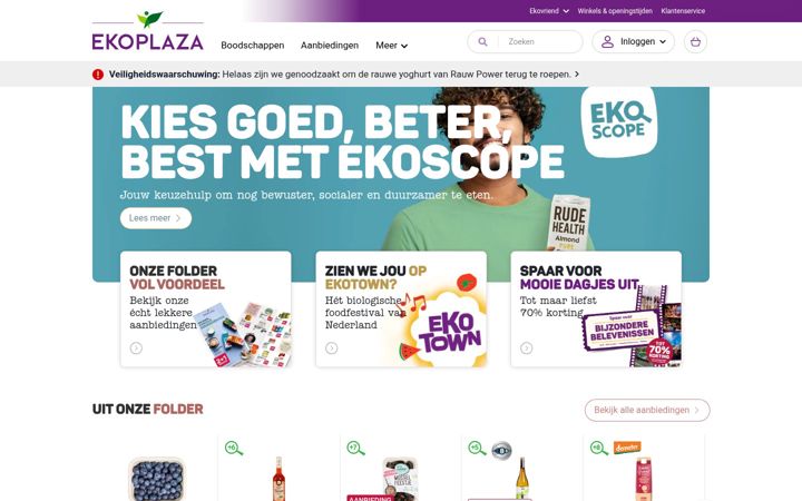 Snimka zaslona za ekoplaza.nl