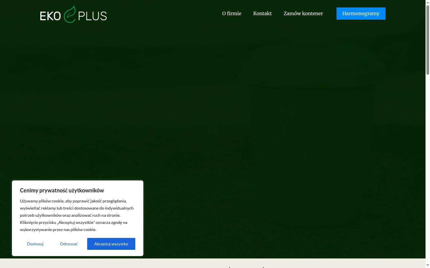 Screenshot tal-banner tal-kunsens muri qabel kwalunkwe interazzjoni