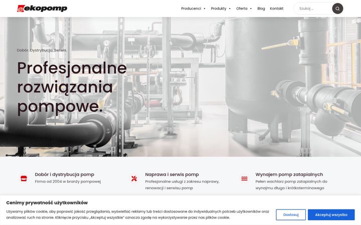 Screenshot of ekopomp.pl