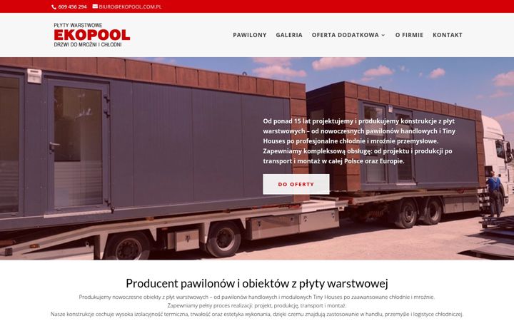 Screenshot of ekopool.com.pl