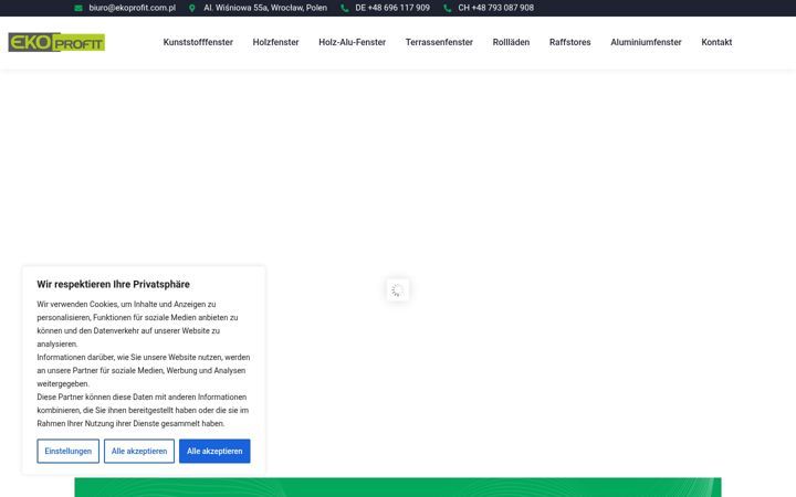 Screenshot van ekoprofit.de