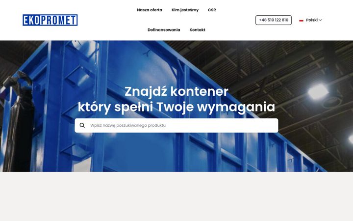 Screenshot of ekopromet.com
