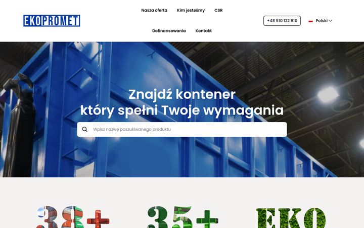 Screenshot of ekopromet.pl