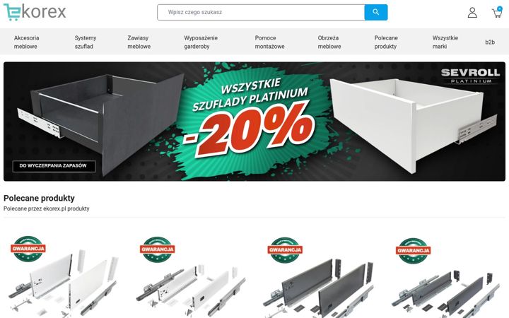 Screenshot of ekorex.pl