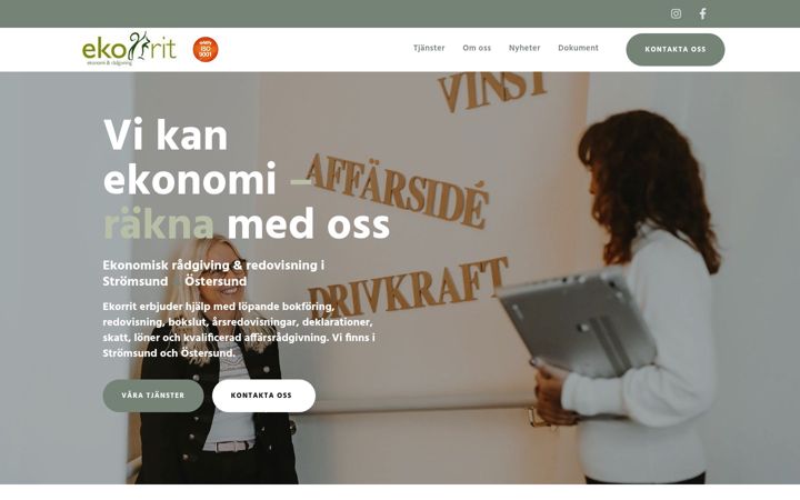 Skjermbilde av ekorrit.se