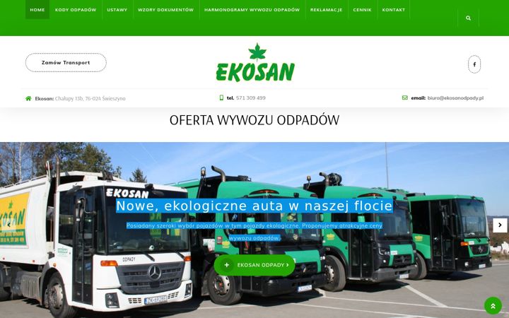 Screenshot of ekosanodpady.pl
