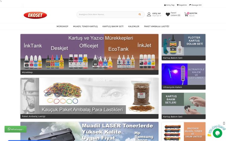 Screenshot of ekosetbilisim.com