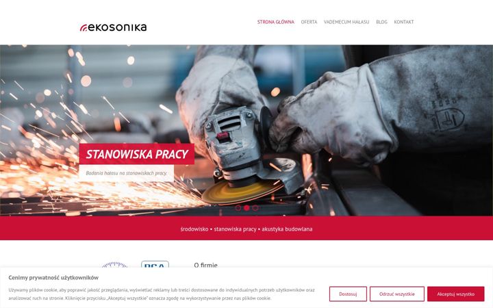 Screenshot of ekosonika.pl