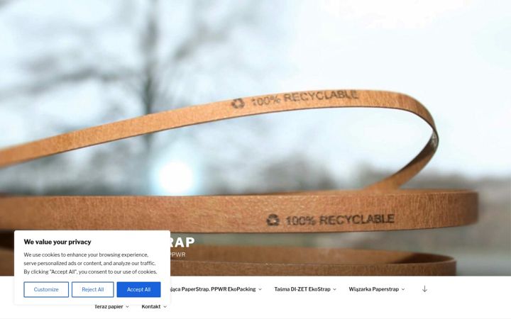 Screenshot ta' ekostrap.pl