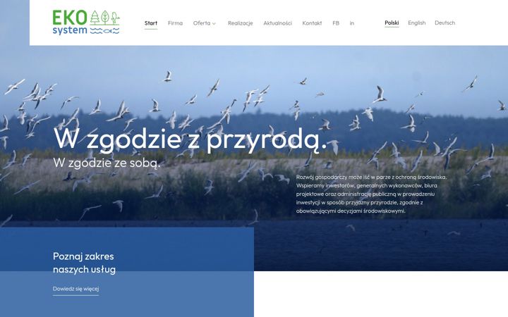 Screenshot of ekosystem-consulting.pl