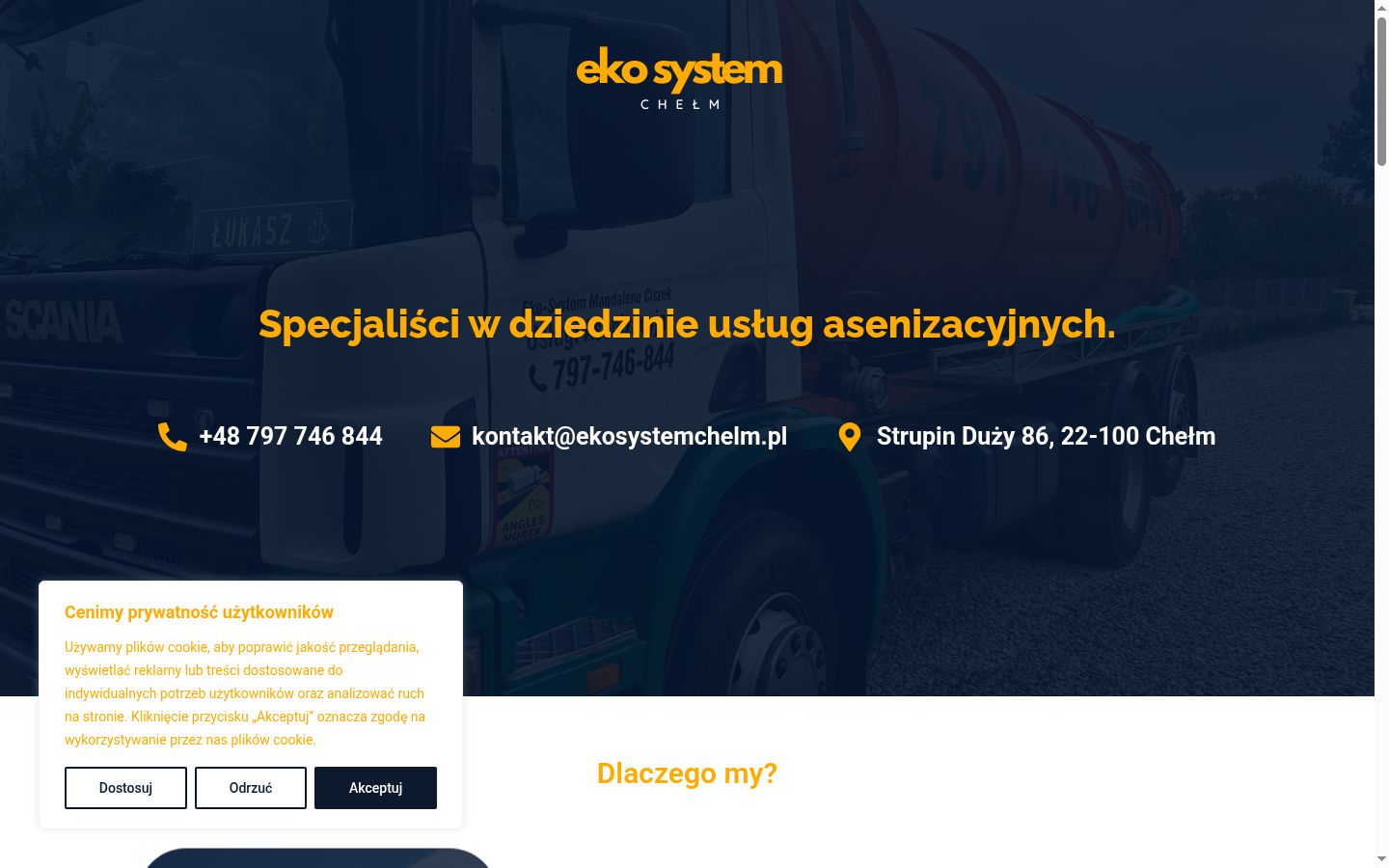Snímek obrazovky baneru souhlasu zobrazeného před jakoukoli interakcí