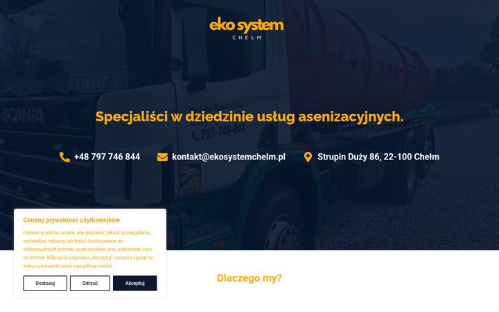 Screenshot of ekosystemchelm.pl
