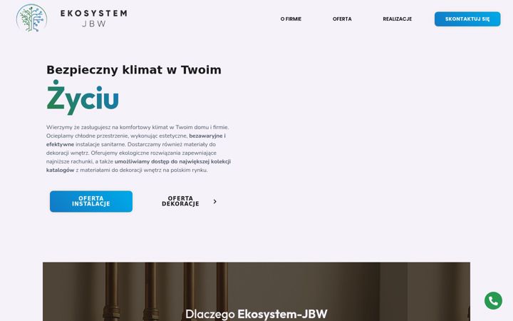 Screenshot of ekosystemjbw.pl