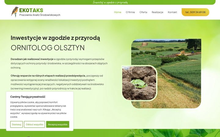 Screenshot of ekotaks.pl