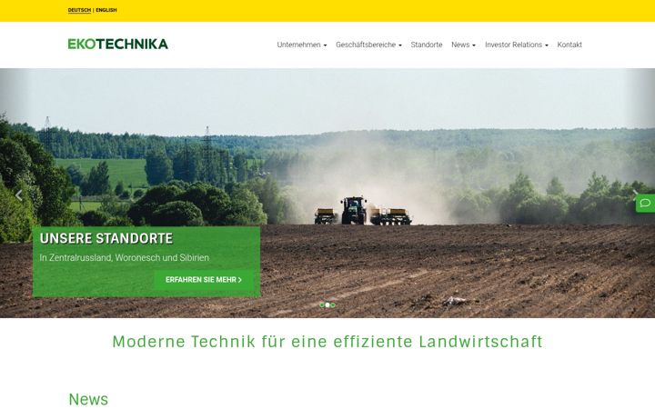 Screenshot van ekotechnika.de