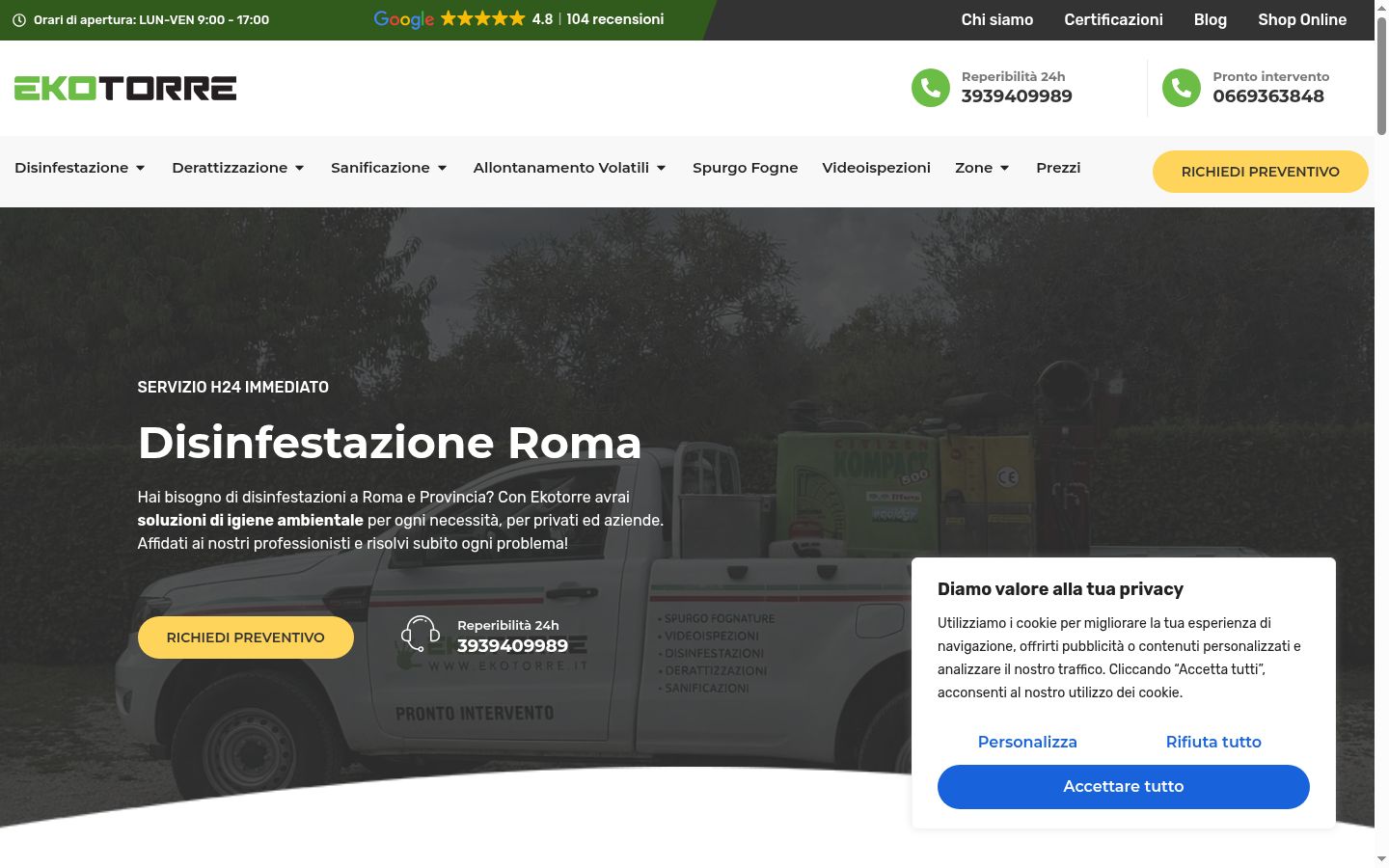 Screenshot tal-banner tal-kunsens muri qabel kwalunkwe interazzjoni