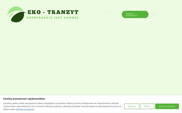 Screenshot of ekotranzyt.pl