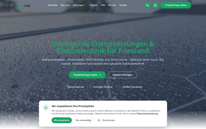 Screenshot van ekotulla.de