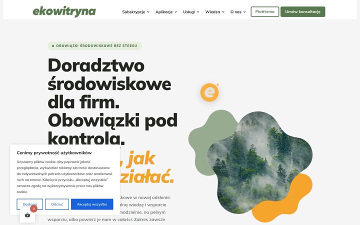 Snímek obrazovky ekowitryna.pl