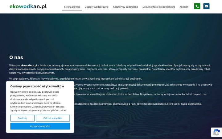 Screenshot of ekowodkan.pl
