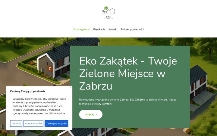 Snímek obrazovky ekozakatekzabrze.pl