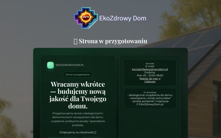 Screenshot of ekozdrowydom.pl