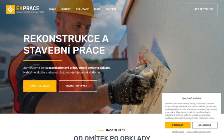 Screenshot ta' ekprace.cz