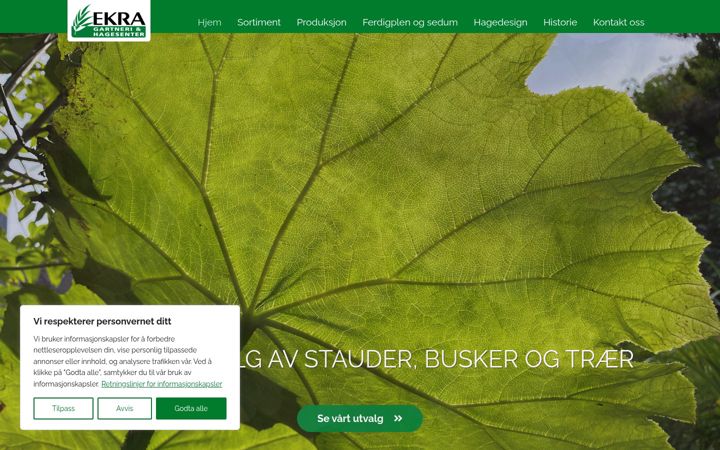 Zrzut ekranu ekragartneri.no