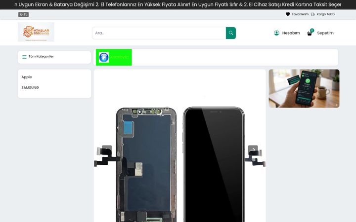 Screenshot of ekranborsasi.com