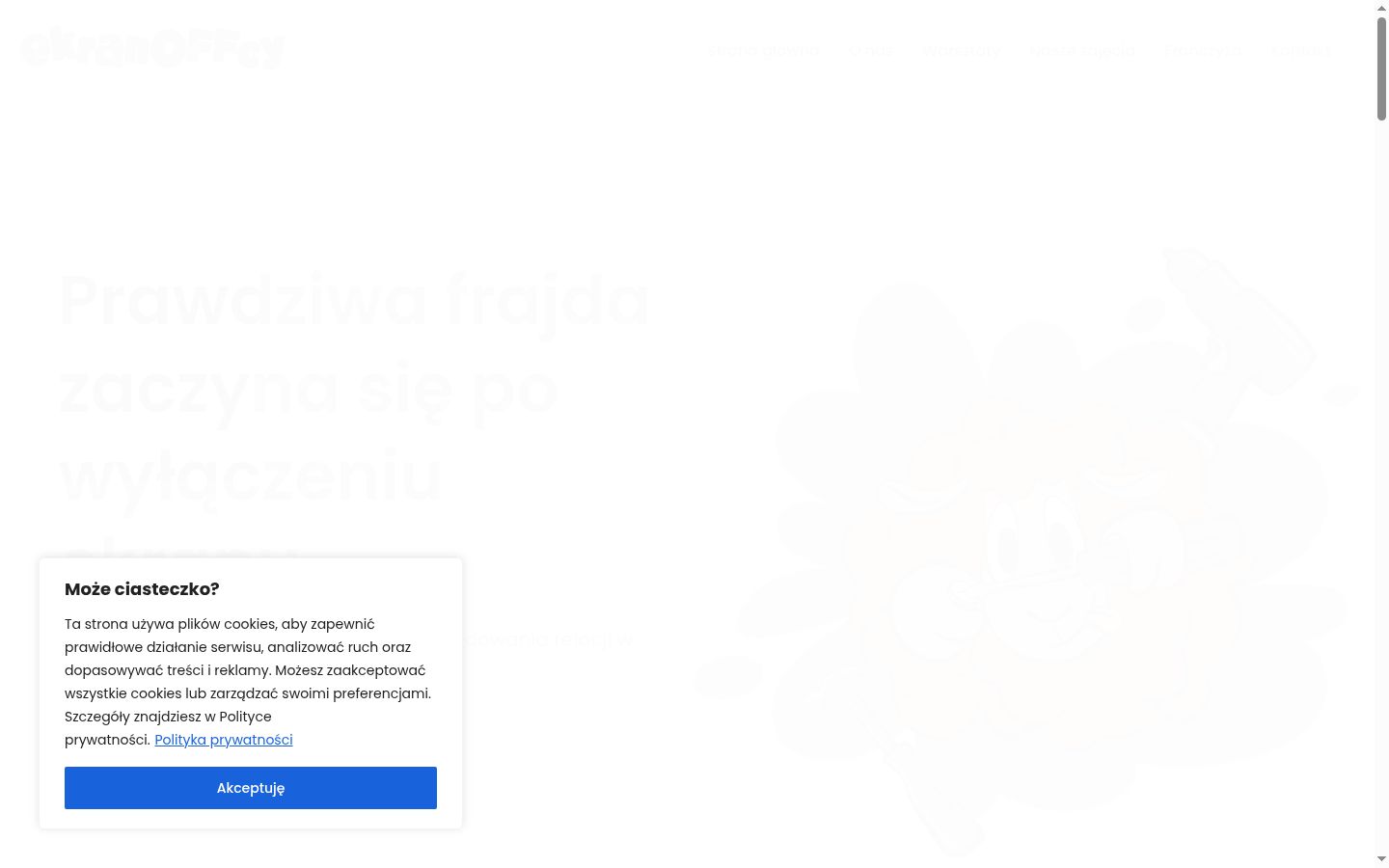 Screenshot tal-banner tal-kunsens muri qabel kwalunkwe interazzjoni
